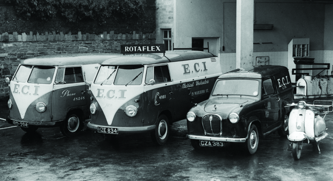 Original ECI vehicle fleet from the 1960s. Image: ECI