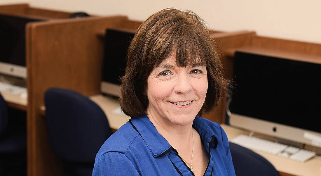 Professor and Chair of the Computer Science program, Jodi Tims, at Baldwin Wallace University