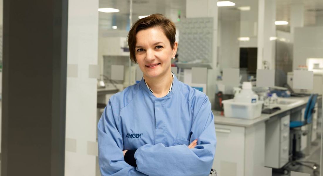 Katarzyna Pluta, a senior associate QC specialising in bioanalytical sciences at Amgen. Image: Amgen