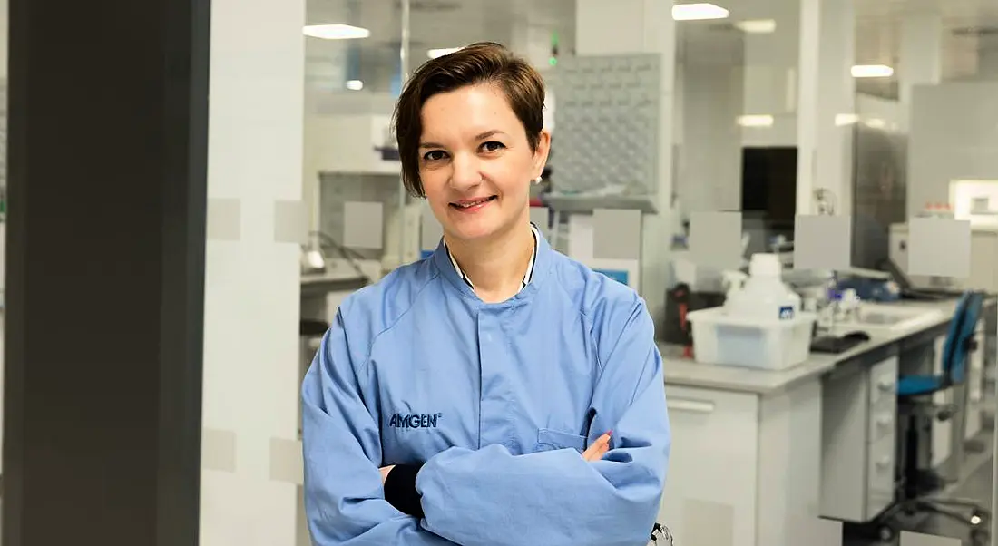 Katarzyna Pluta, a senior associate QC specialising in bioanalytical sciences at Amgen. Image: Amgen