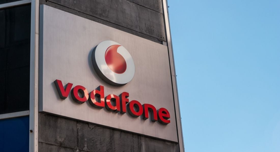 Vodafone logo. Image: r.classen/Shutterstock.