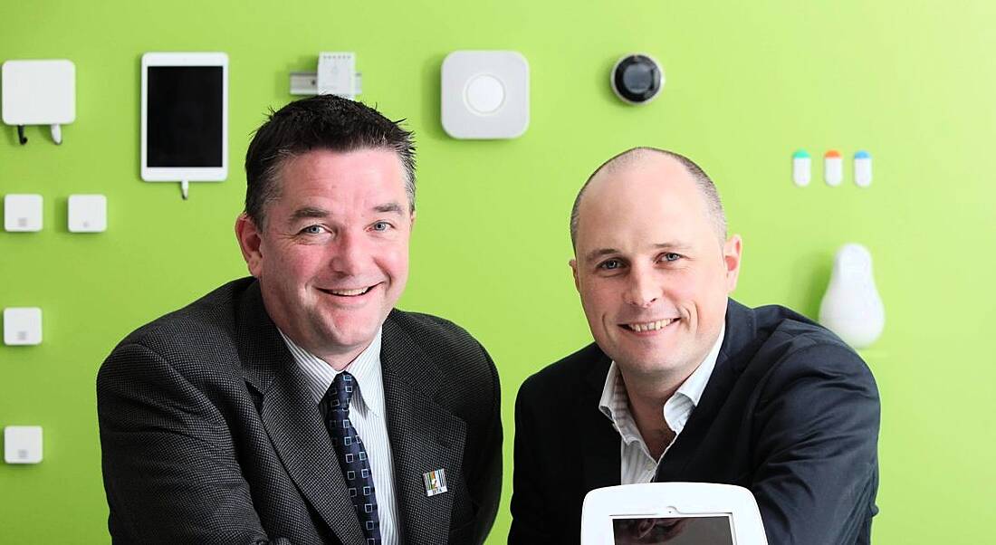 From left: Smartzone founder and CEO Justin McInerney and chief product officer Ken O’Shea.