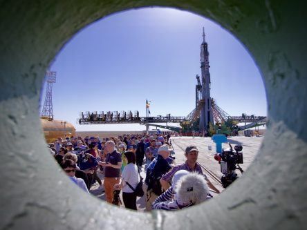 Want to know what it’s like to be at a space rocket launch? Then check this out