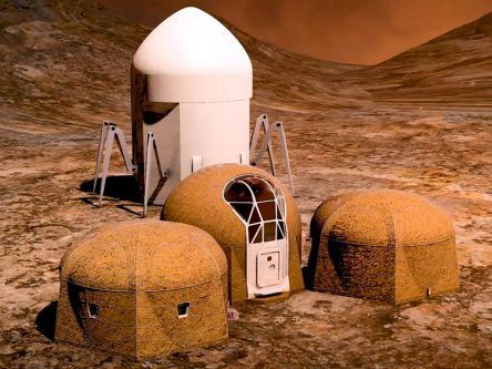 These five 3D-printed habitats could be the future homes of Mars