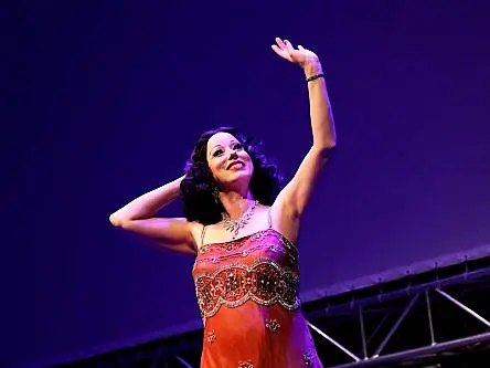 Heather Massie wowed the Inspirefest crowd as Hedy Lamarr