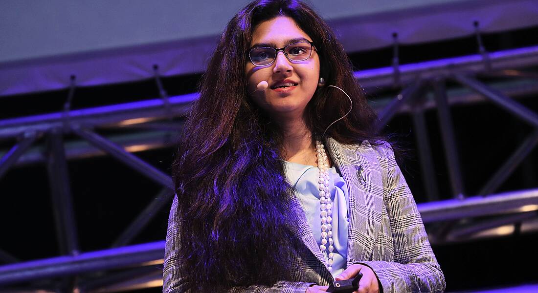 Nikita Naz Siddique, an accounting and finance student at DCU. Image: Conor McCabe photography