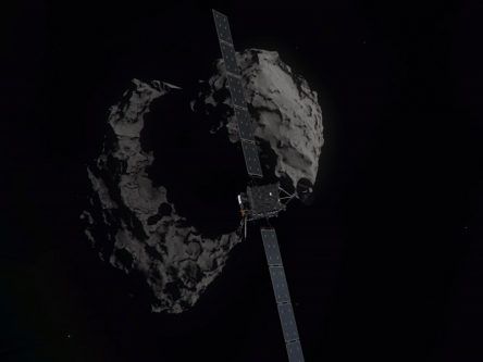 Rosetta spots first sight of cosmic phenomenon forming in solar system