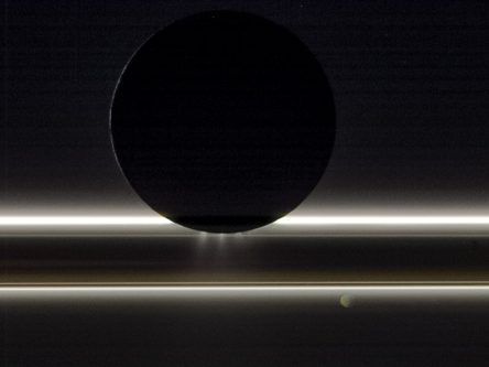 Shocking GIF shows how Saturn will eventually devour its famous rings