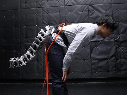 This ‘cyborg’ tail for elderly people will help them keep their balance