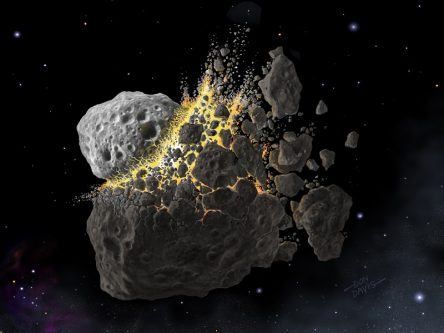 Ancient, cataclysmic asteroid collision could inspire climate geoengineering