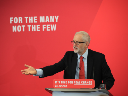 Corbyn says free broadband funded by tech tax will ‘fire up’ UK economy