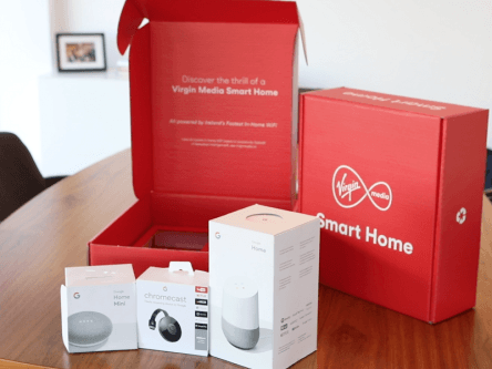 Virgin Media teams up with Google to launch smart home packages