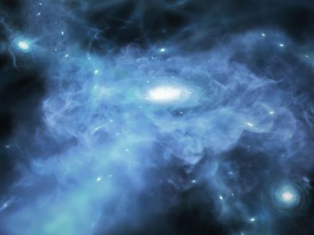 James Webb spots early galaxies feeding on cold gas