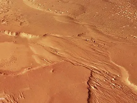 Red Sea worth of water buried near Mars equator?