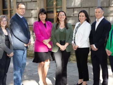 Members of Irish Government and the Expel team.