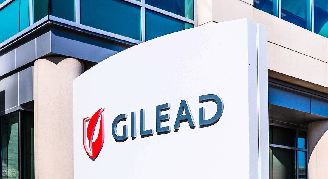 Gilead sign at its headquarters in Silicon Valley.