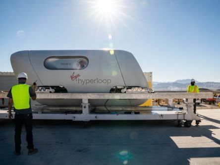 Virgin Hyperloop completes historic passenger trial on Nevada test track