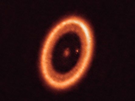 ALMA observation could offer key insights into how moons are formed