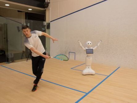 ‘World first for squash coaching’ as researchers develop robot instructor
