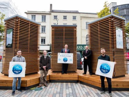 Cork installs robot CityTrees to tackle air pollution amid criticism