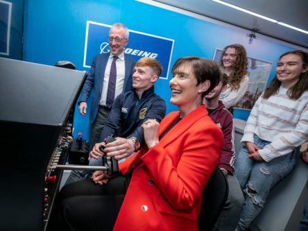Interactive Boeing-backed mobile aviation classroom takes flight at DCU