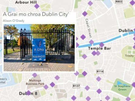 This interactive digital map helps you locate street art in Dublin