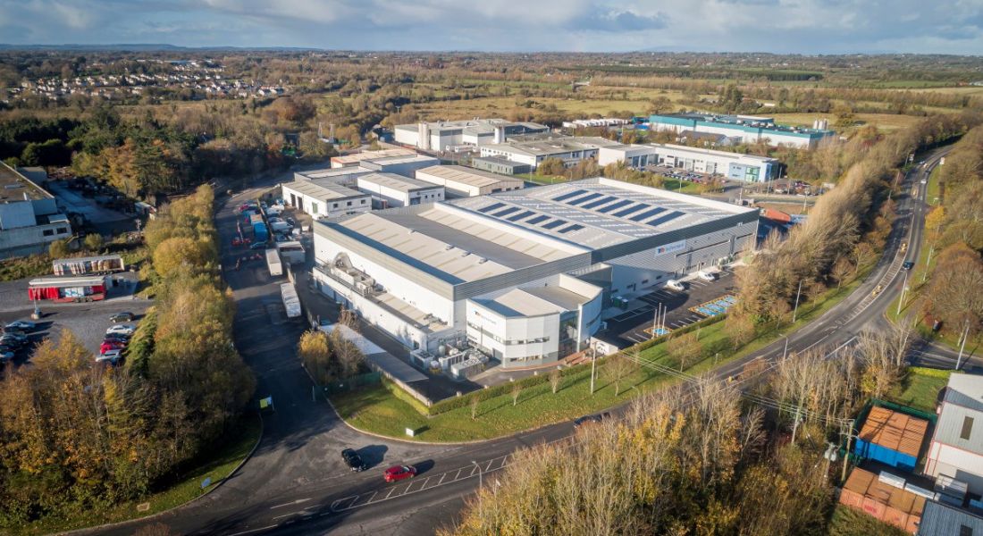 Aerial view of the Technimark medical manufacturing facility in Longford, where the new jobs will be based.