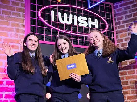 Offaly teens scoop Stripe entrepreneurship prize at I Wish