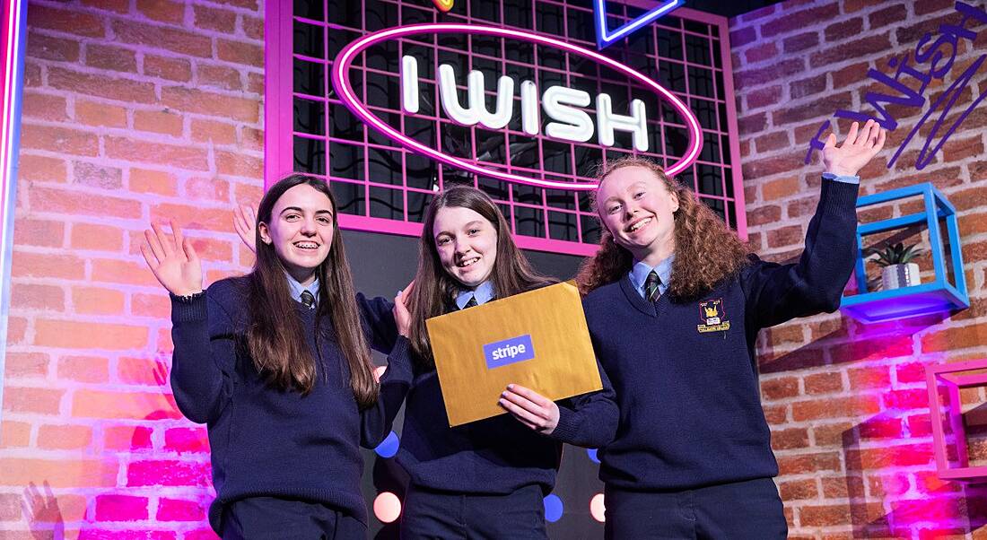 Offaly teens scoop Stripe entrepreneurship prize at I Wish