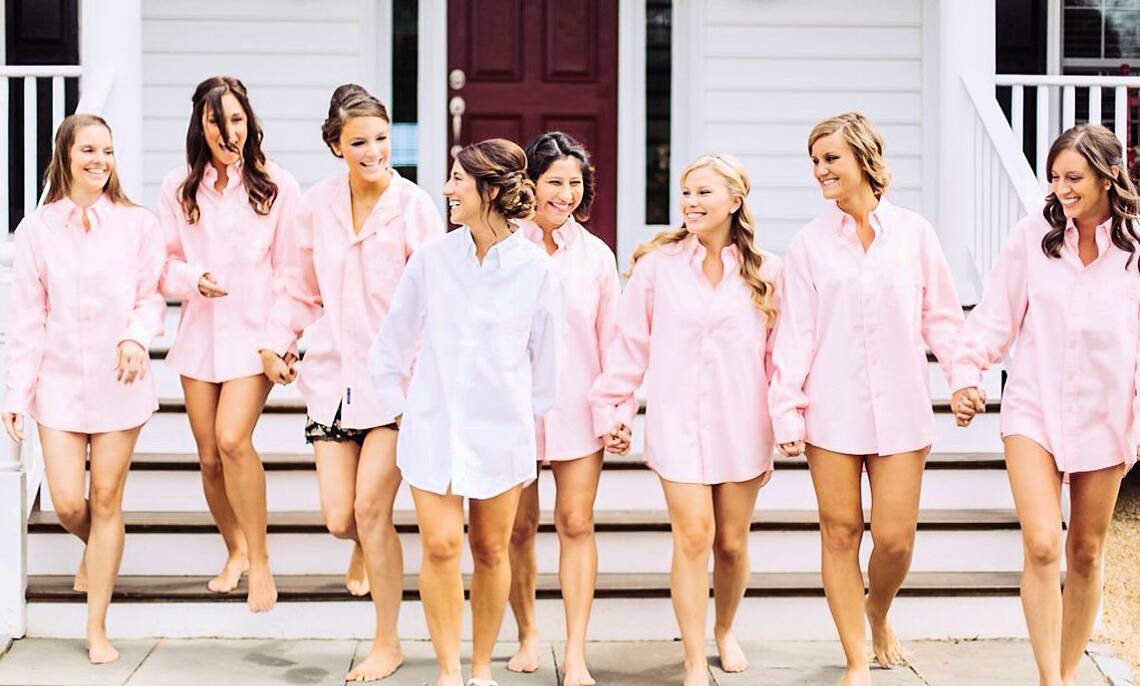 chief bridesmaid wears