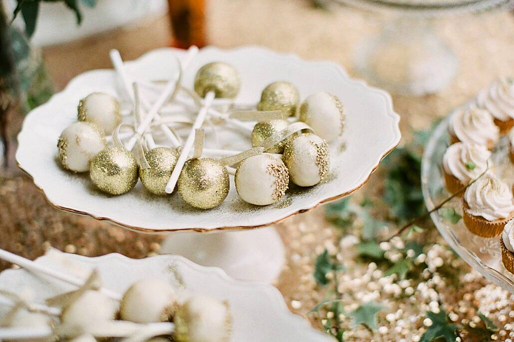 Gold Cake Pops