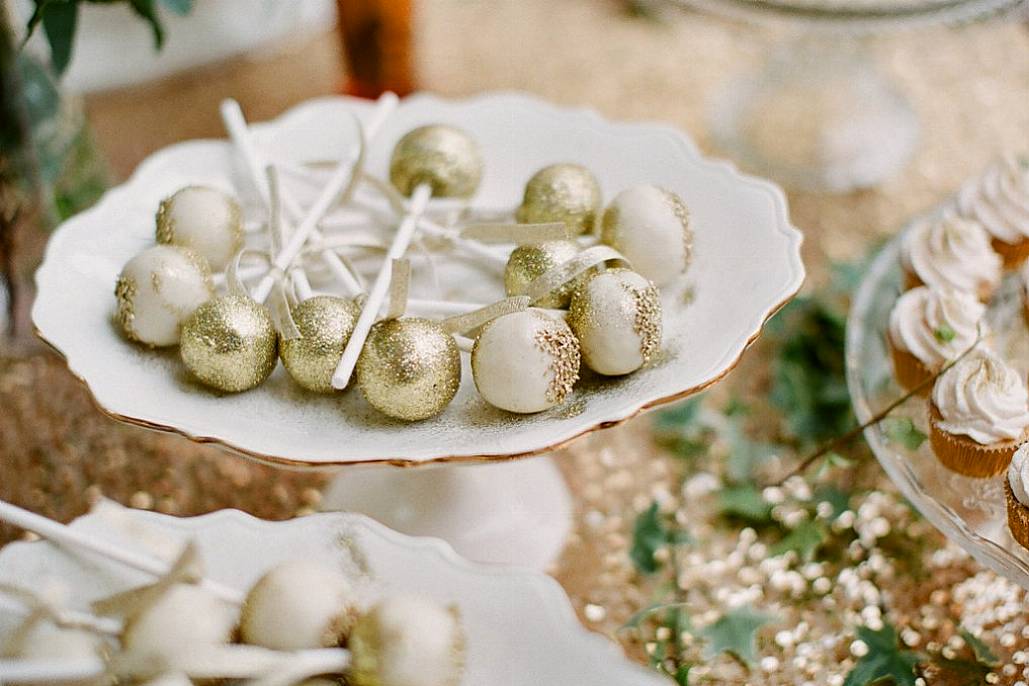 Gold Cake Pops