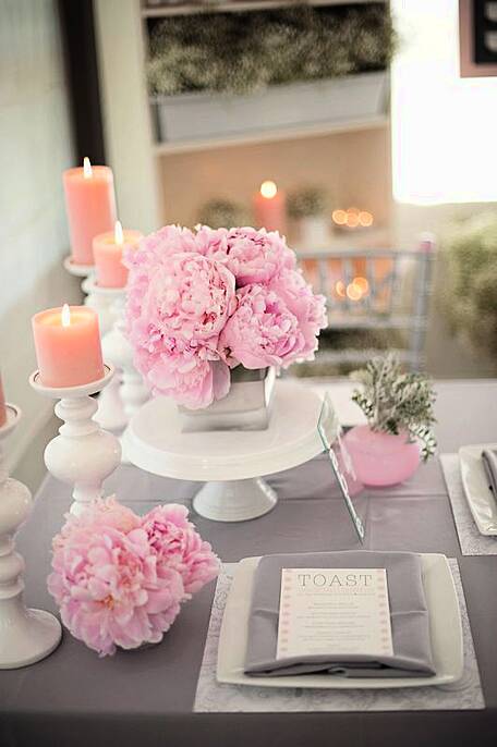 Pink peonies