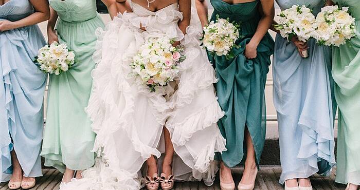 Mismatched bridesmaids sale