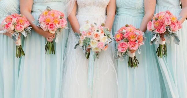 TREND ALERT: BLUE AND PEACH WEDDING | SocialAndPersonalWeddings.ie