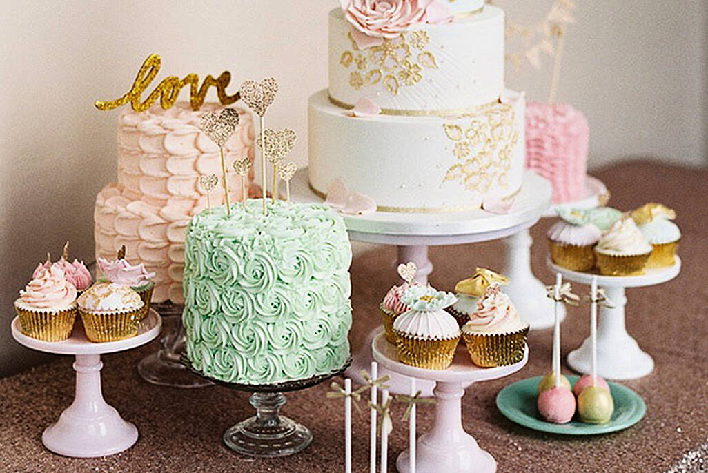 Pastel Vintage Cakes