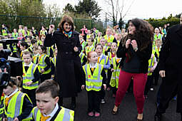 Joan Burton at St mary