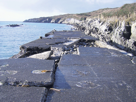 Letter Pier at Kilcrohane which was damaged extensively  last year.