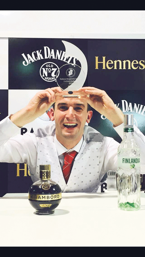 Finbarr Collins from Drimoleague, has won the National Student Hospitality Cocktail Competition at Catex in the RDS.