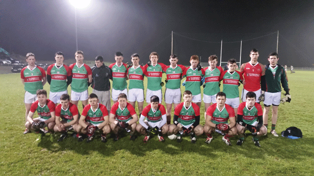 Marching on: The Clonakilty team that defeated neighbours Carbery Rangers in the South West U21 A quarter-final in Castlehaven on Saturday night.