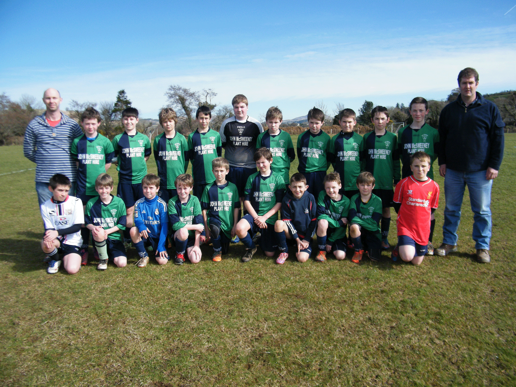 The Bantry Bay Rovers team that defeated Leeside in the SuperValu West Cork Schoolboys U12 Cup quarter-finals last Saturday.