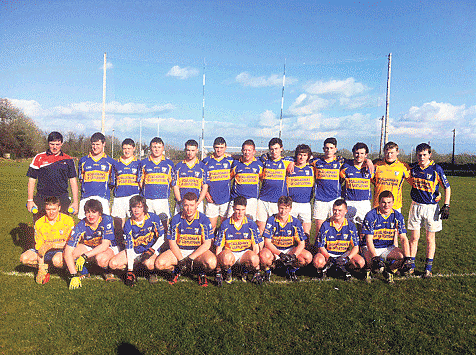 Final calling: The Diarmuid Ó Mathúnas team that is through to the South West U21 B football championship final where they will now take on Kilmeen on Easter Sunday.