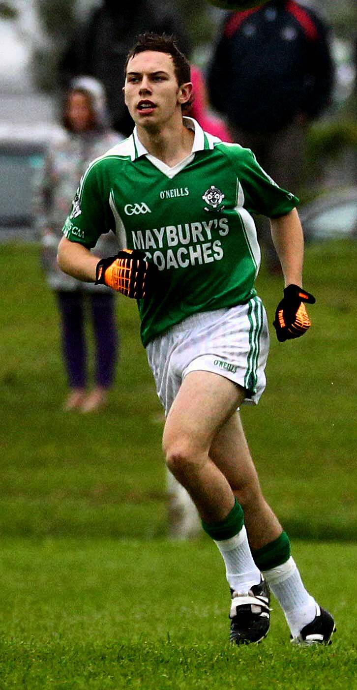 Dangerous: Mark Quinn for Dunmanway Town.