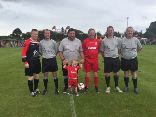 Drinagh Legends and Liverpool Legends drew 2-2 today.