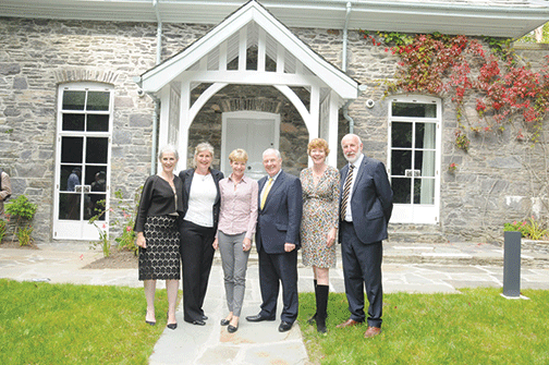 Mary Heffernan OPW, Josephine ODriscoll, Fáilte Ireland, Claire Bryce, Minister Ring, Marianne Bryce and John 
