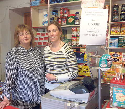 Marie Wolverson and Deirdre Bohane are very sad to say goodbye to Walshs Foodstore in the village of Caheragh, one of the last remaining traditional stores in West Cork.