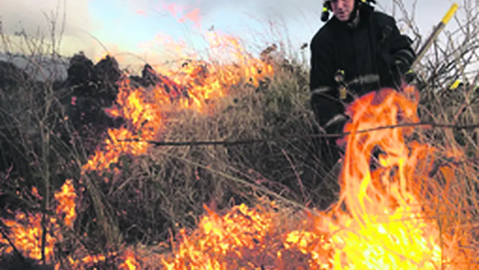 Firemen under pressure Image