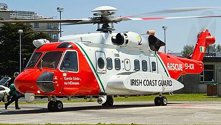 Seriously ill crew member evacuated from vessel by Irish Coast Guard Image