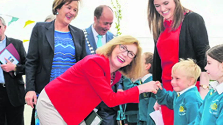 Minister arrives to officially open Kinsales newest primary school Image
