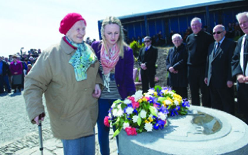 Madge 101 is honoured at Lusitania ceremony Image